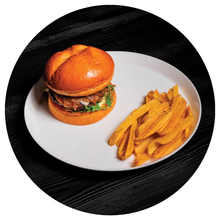 کاراملایز برگر